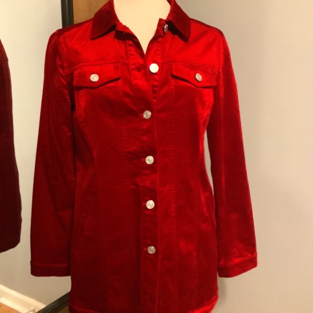 Brushed Velour Jacket